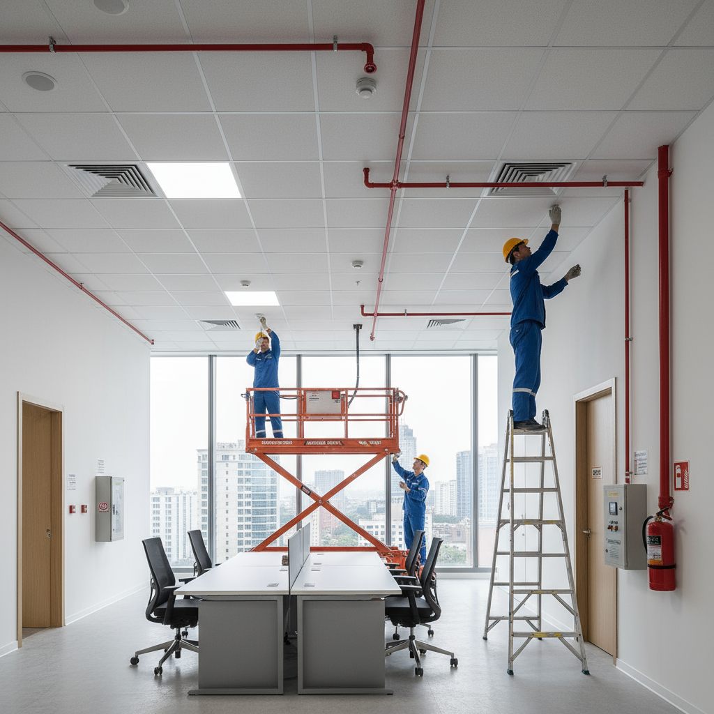 نظام إنذار حريق ذكي