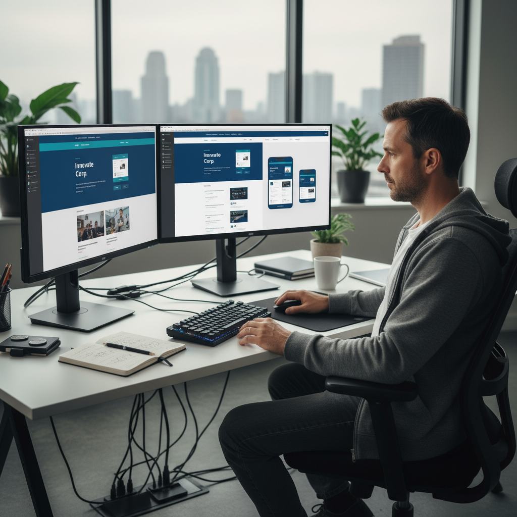 موقع إلكتروني احترافي