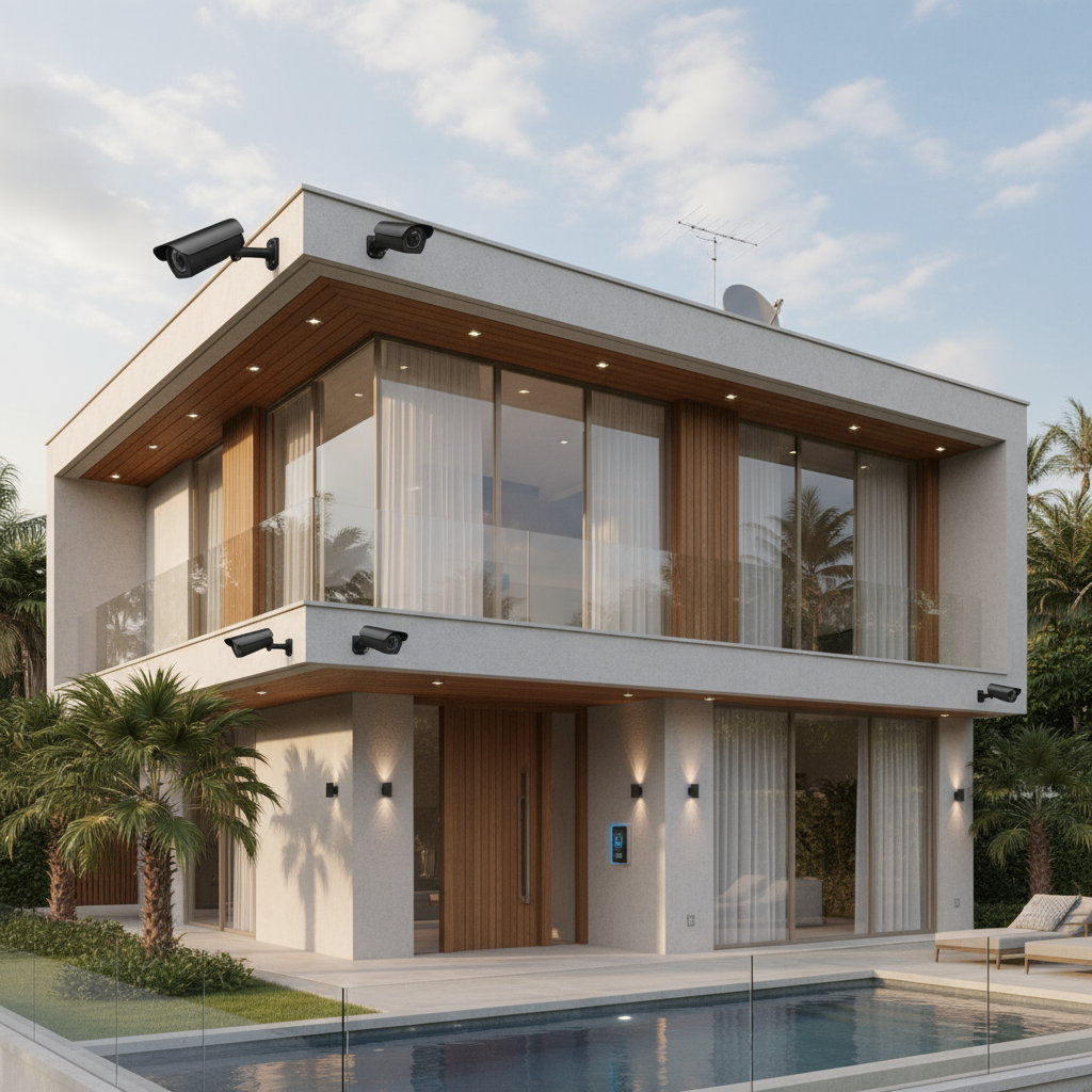 نظام أمني متكامل لفيلا